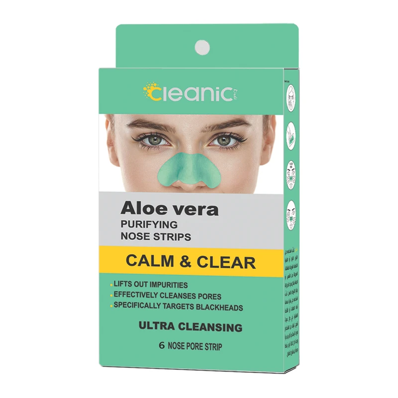 چسب پاک کننده بینی 6 تایی مدل Aloe vera کلینیک